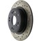 Centric Parts Sport Cross Drilled Brake Rotor, 128.40068R 128.40068R - alternate 4